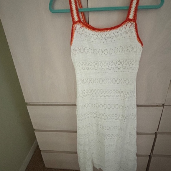 Jessica Simpson Dresses & Skirts - Sale! New Jessica Simpson White Crochet Sleeveless Dress w/ Crochet Straps